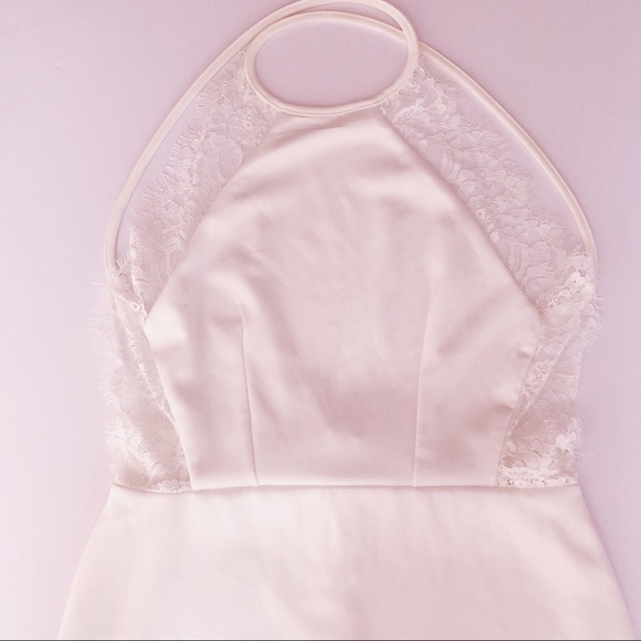 White lace trim midi dress - Picture 6 of 8